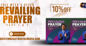 Get Prevailing Prayer by Pastor Chris today