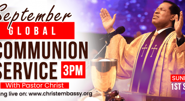 September 2024 Global Communion Service with Pastor Chris