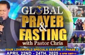 Global Prayer And Fasting With Pastor Chris