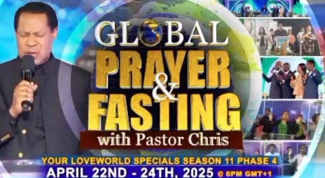 Global Prayer And Fasting With Pastor Chris