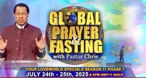 July Global Prayer And Fasting With Pastor Chris