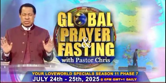 July Global Prayer And Fasting With Pastor Chris
