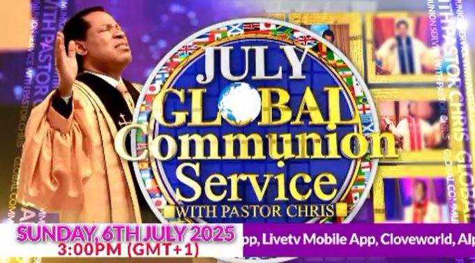 July 2025 Global Communion Service with Pastor Chris