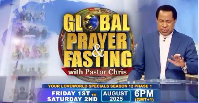 August Global Prayer And Fasting With Pastor Chris