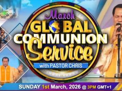 March Global Communion Service with Pastor Chris